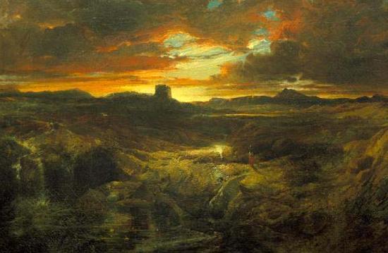 Thomas Moran Childe Roland to the Dark Tower Came Germany oil painting art